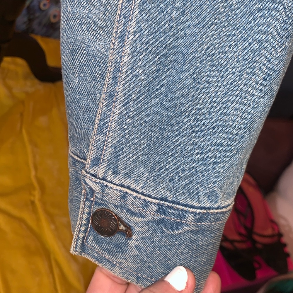 J. Jill Denim Out of the Blue Size PM Jean Jacket - Picture 4 of 12